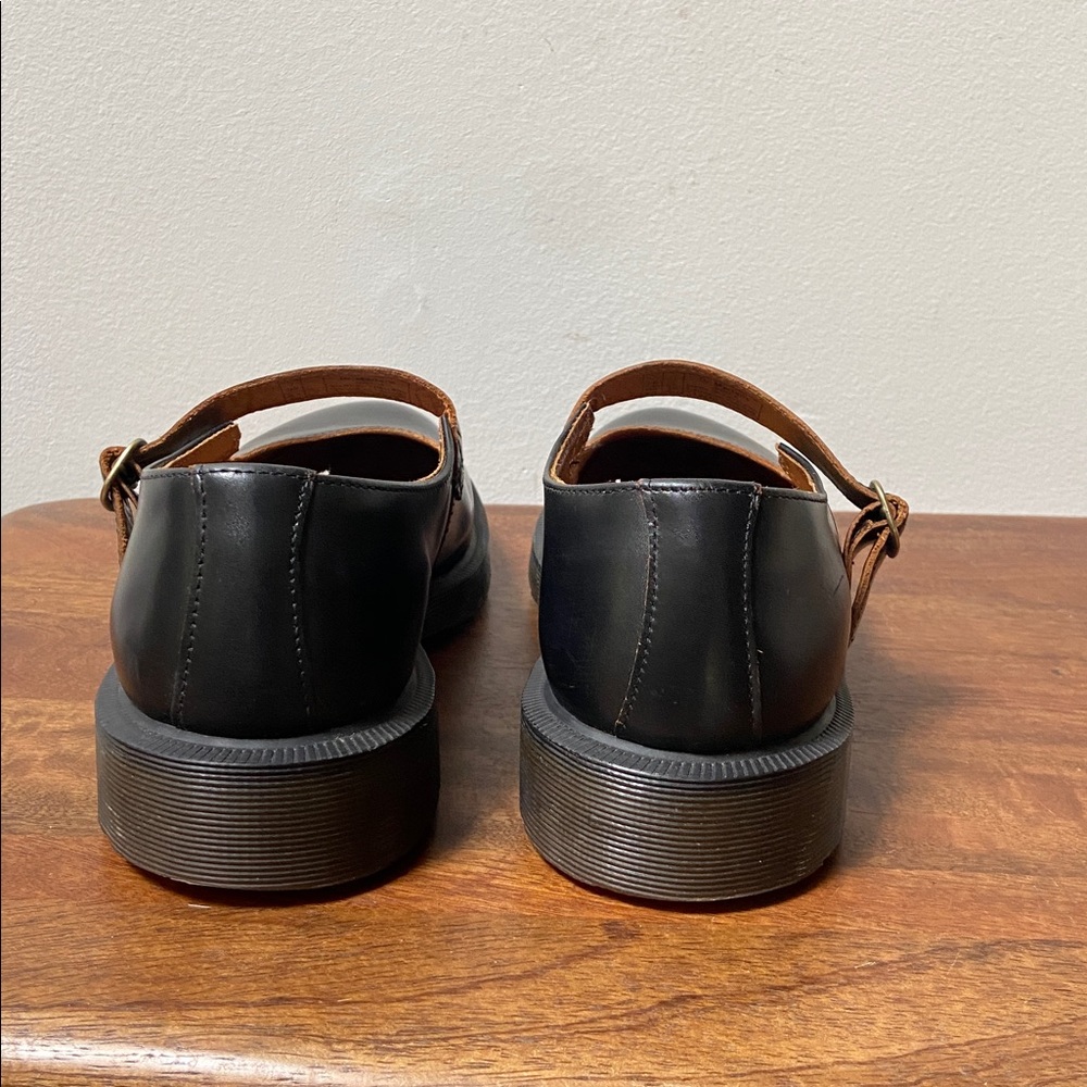 Dr. Martens Vintage Indica Black Mary Jane Leather Shoes - Picture 5 of 10
